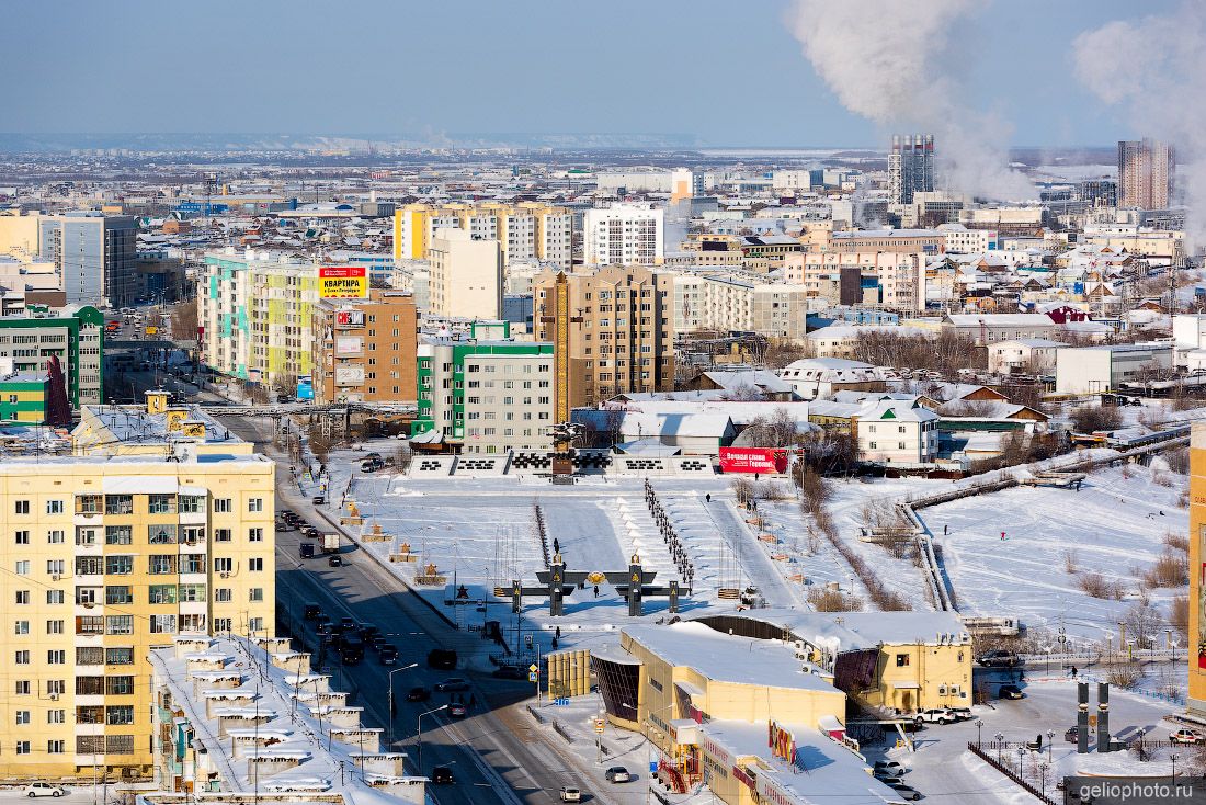 Площадь Победы в Якутске фото
