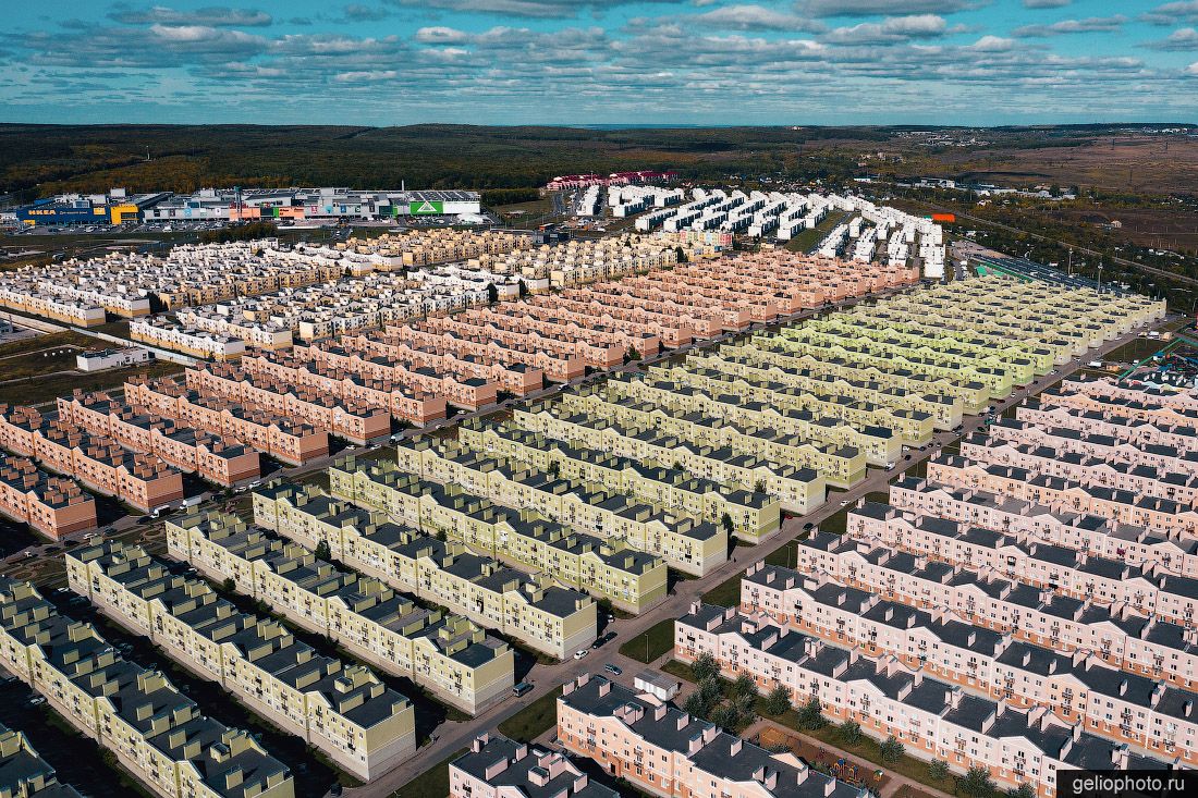 Микрорайон Кошелева в Самаре с высоты фото