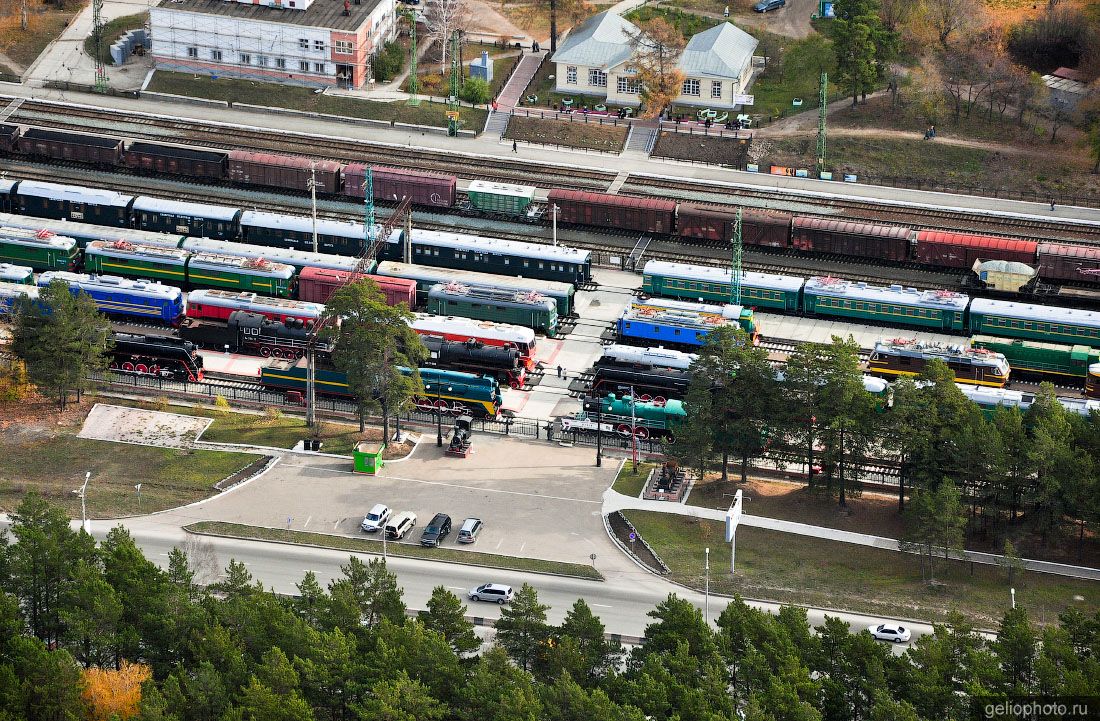 Новосибирский музей ЖД техники фото