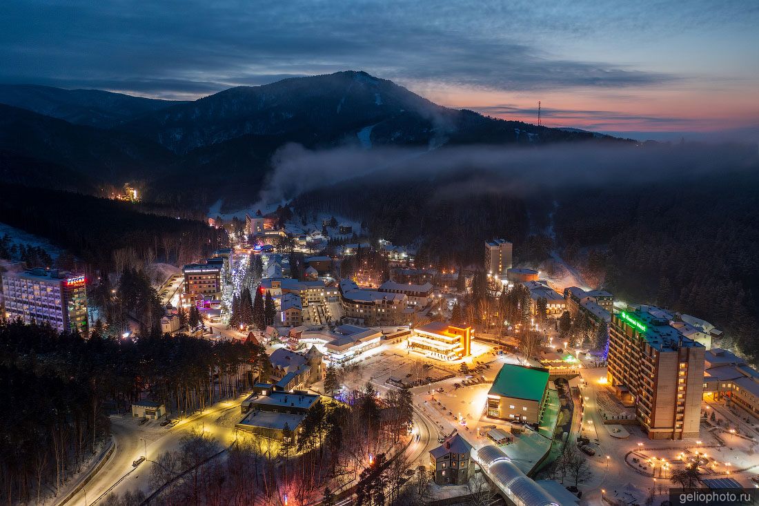 Курорт Белокуриха в Алтайском крае зимой фото