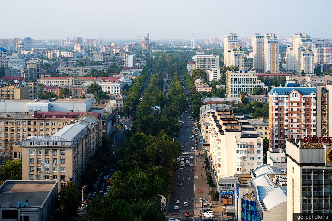 Александровский бульвар в Краснодаре фото
