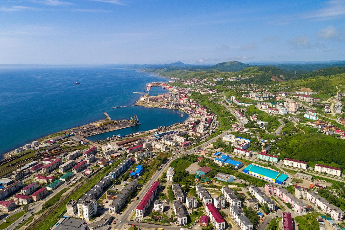 Холмск с высоты фото