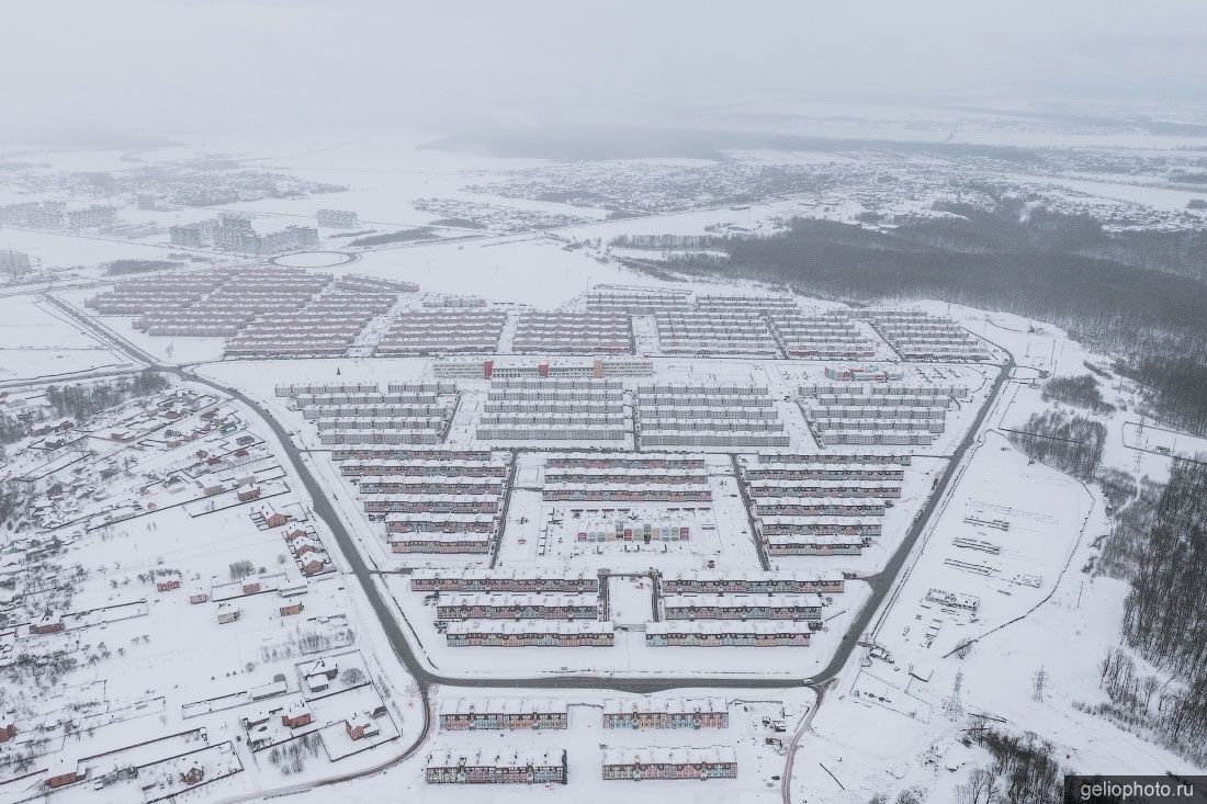 Микрорайон Кошелев-Проект в Калуге с высоты фото