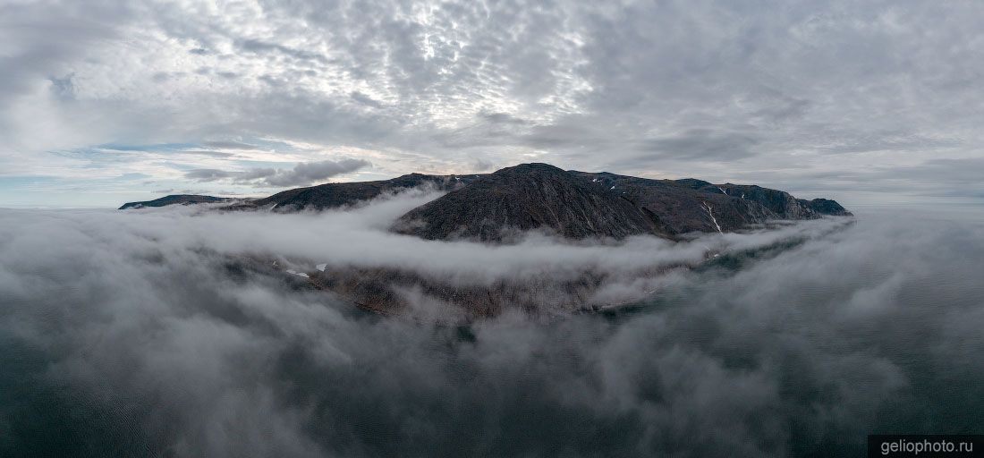 Панорама мыса Дежнёва с высоты фото