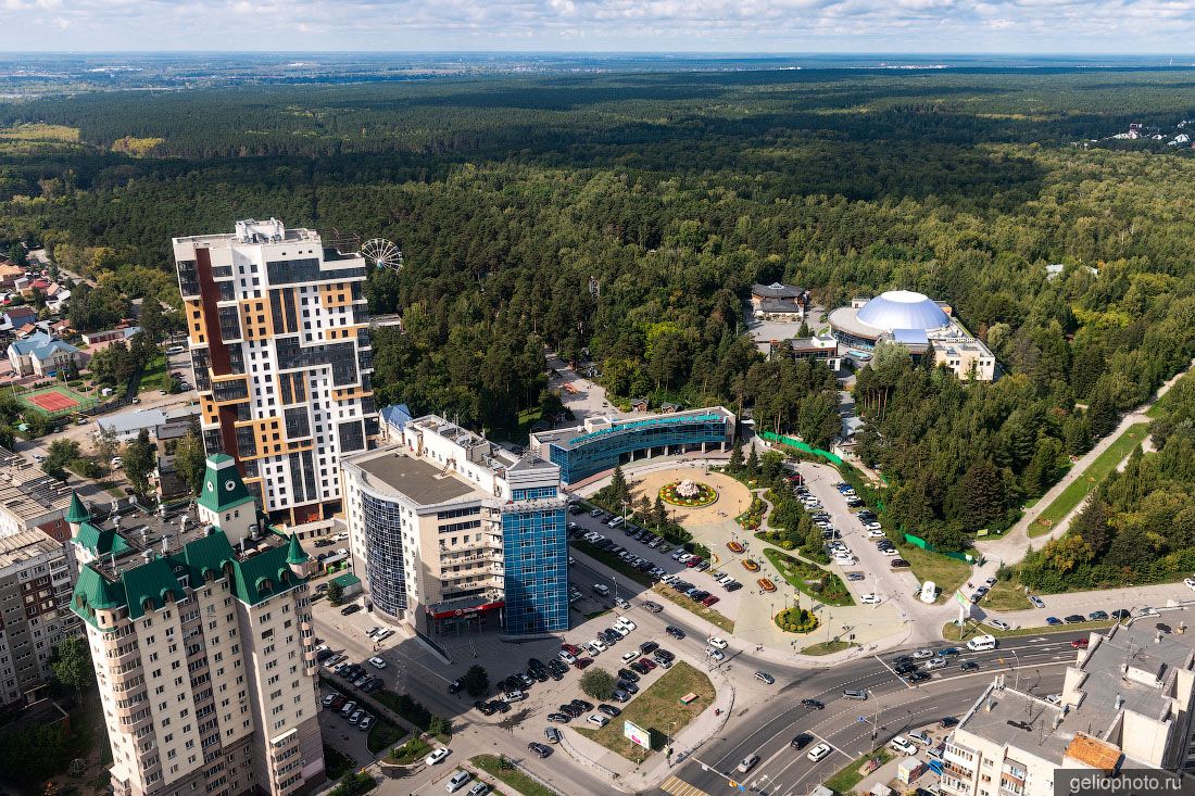 Новосибирский зоопарк с высоты фото