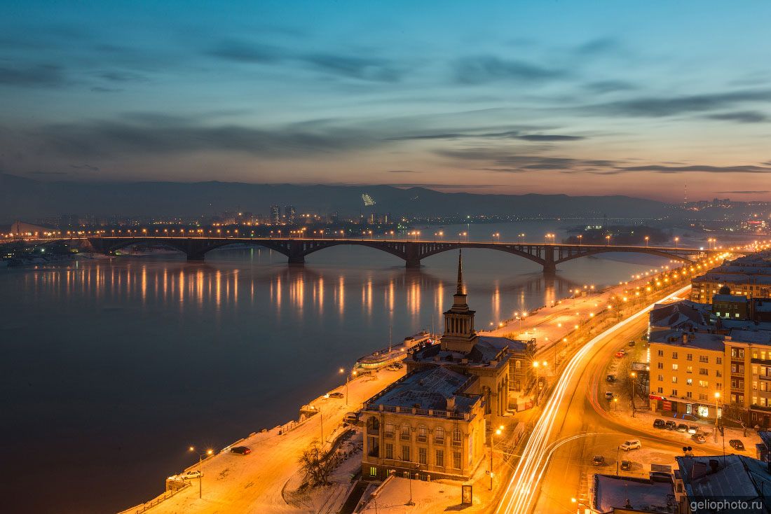 Речной вокзал в Красноярске фото