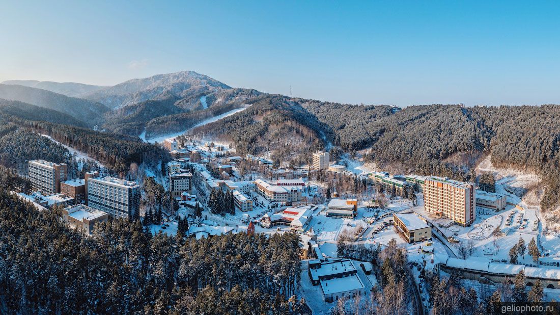 Курорт Белокуриха в Алтайском крае зимой фото