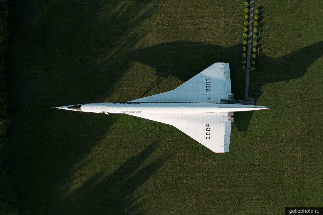 Ту-144C в музее авиации в Ульяновске фото