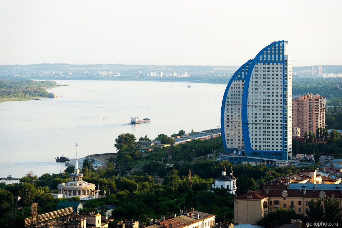 Река Волга в Волгограде фото