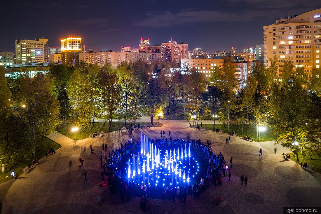 Музыкальный фонтан в Новосибирске фото