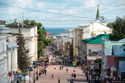 Большая Покровская улица в Нижнем Новгороде фото