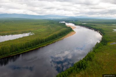 Река Алдан в Южной Якутии фото