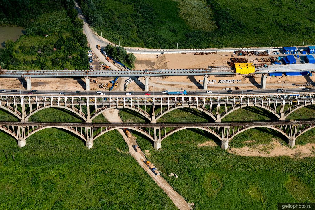 Борские мосты в Нижнем Новгороде фото