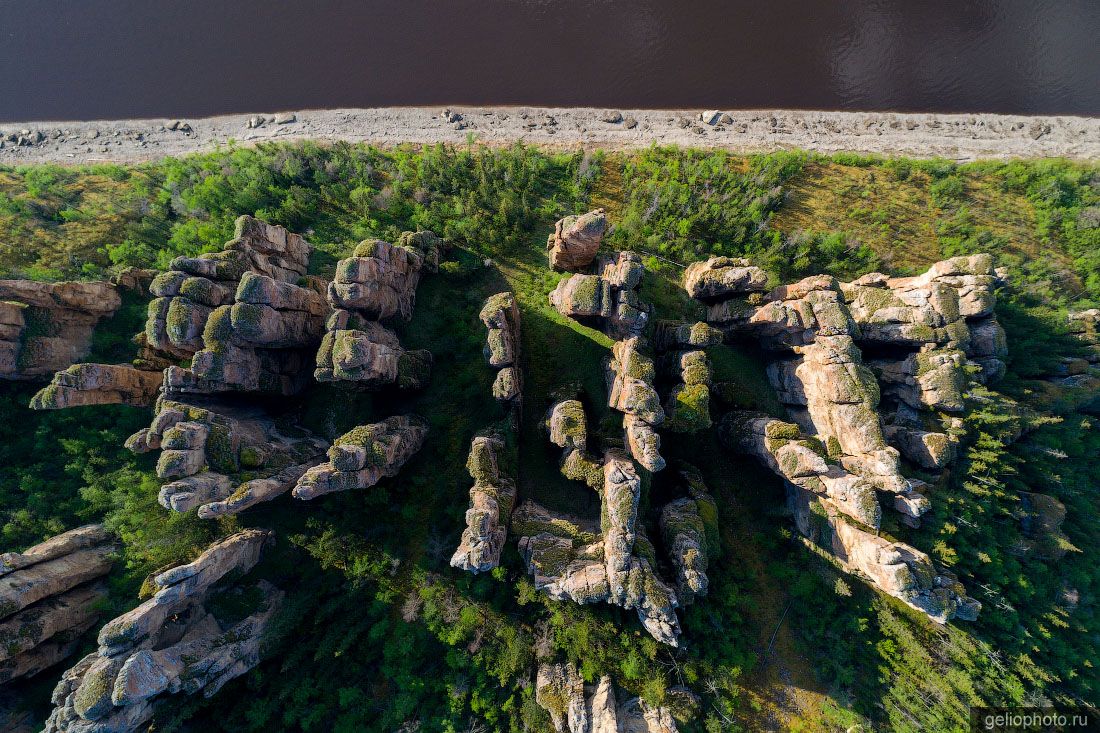 Ленские столбы вид сверху фото