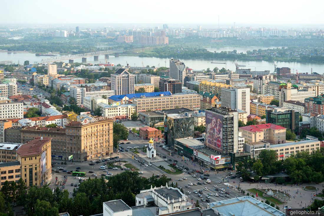 Часовня Николая Чудотворца с высоты фото