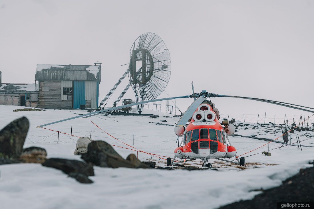 Ми-8 на Диксоне зимой фото