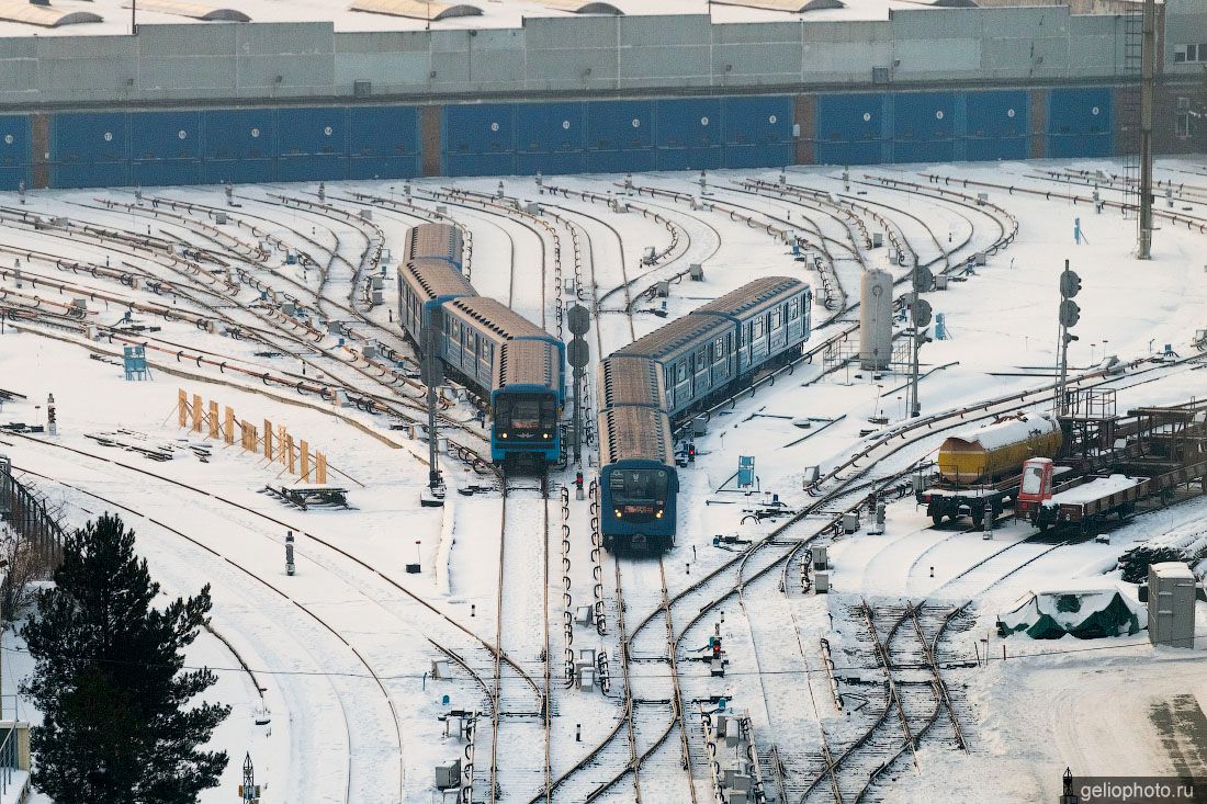Депо ТЧ-1 Ельцовское Новосибирского метрополитена фото