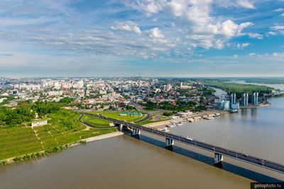 Нагорный парк в Барнауле фото