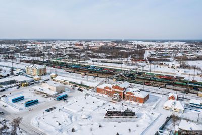ЖД вокзал в Мариинске фото