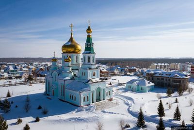 Храм Сергия Радонежского в Топках фото