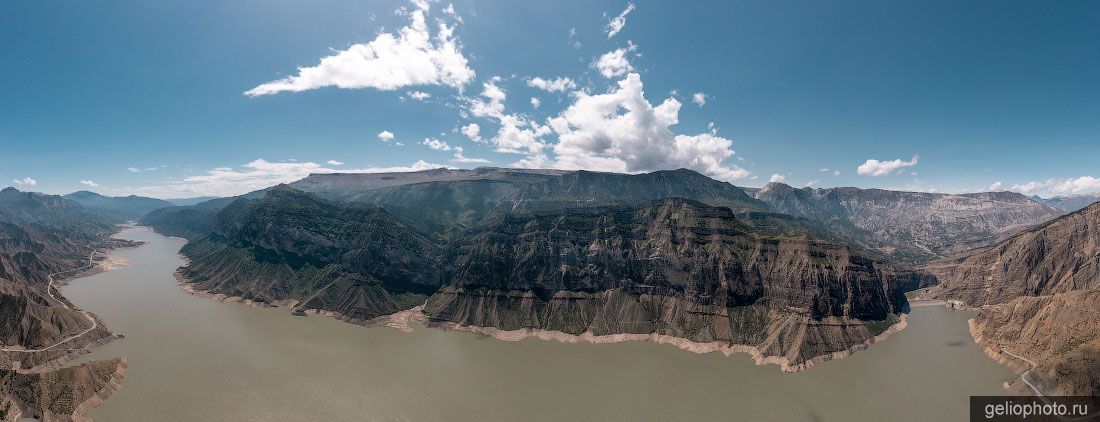 Панорама Ирганайского водохранилища фото