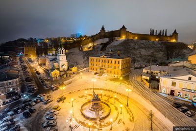 Площадь Народного единства в Нижнем Новгороде фото