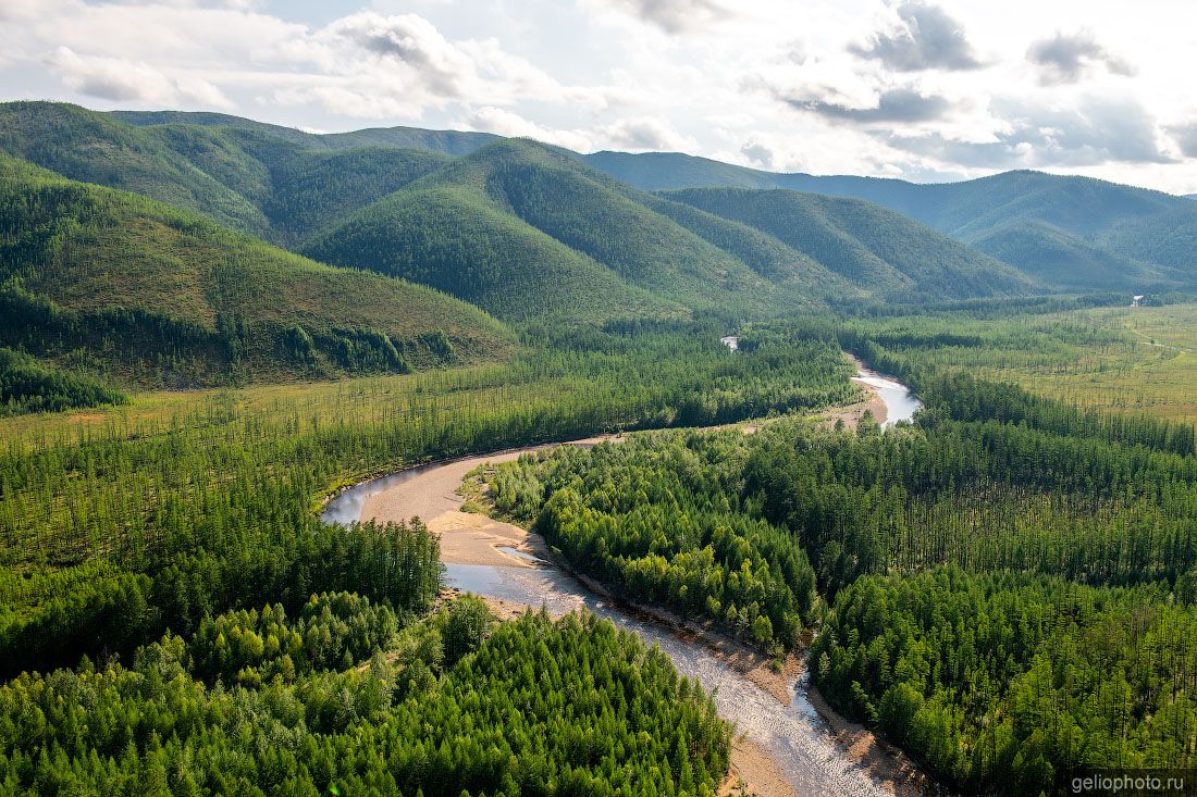Природа на Юге Якутии с высоты фото