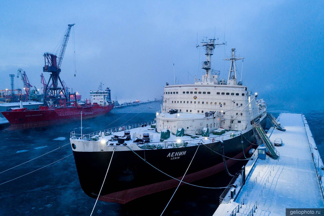 Атомный ледокол Ленин музей в Мурманске фото