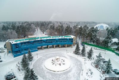 Новосибирский зоопарк имени Шило зимой фото