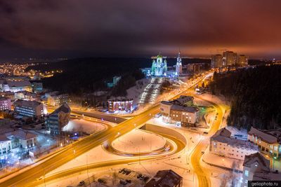 Развязка на Гагарина и Чехова в Ханты-Мансийске фото