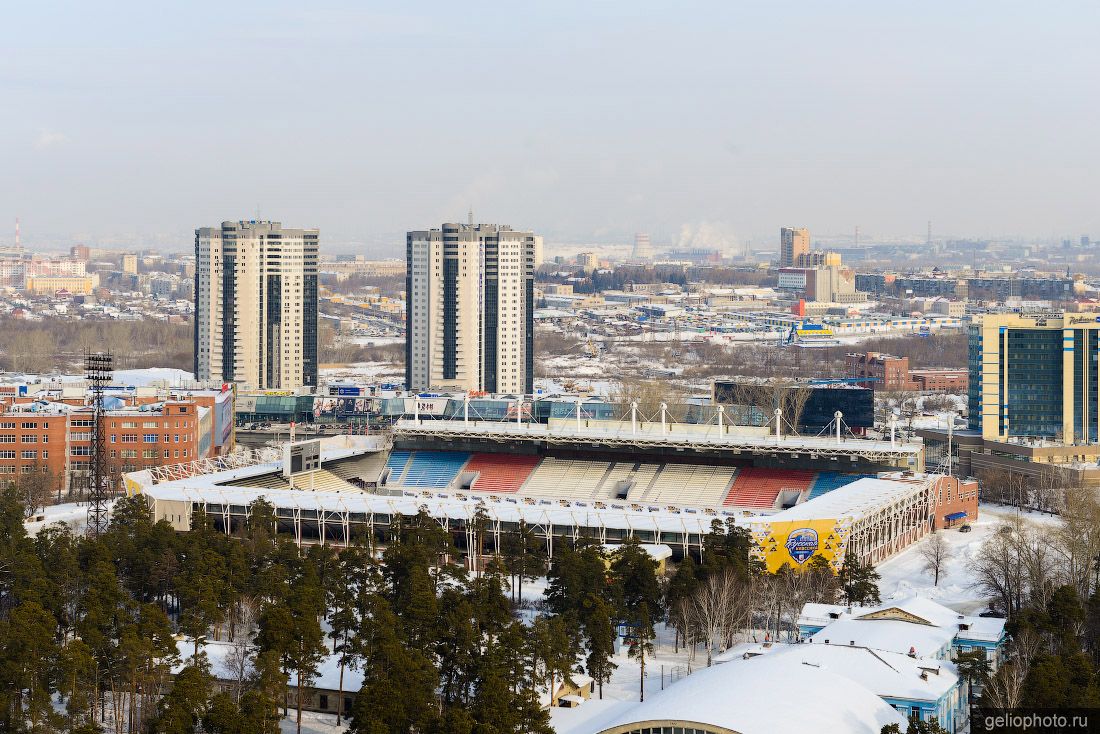 Стадион Центральный в Челябинске фото