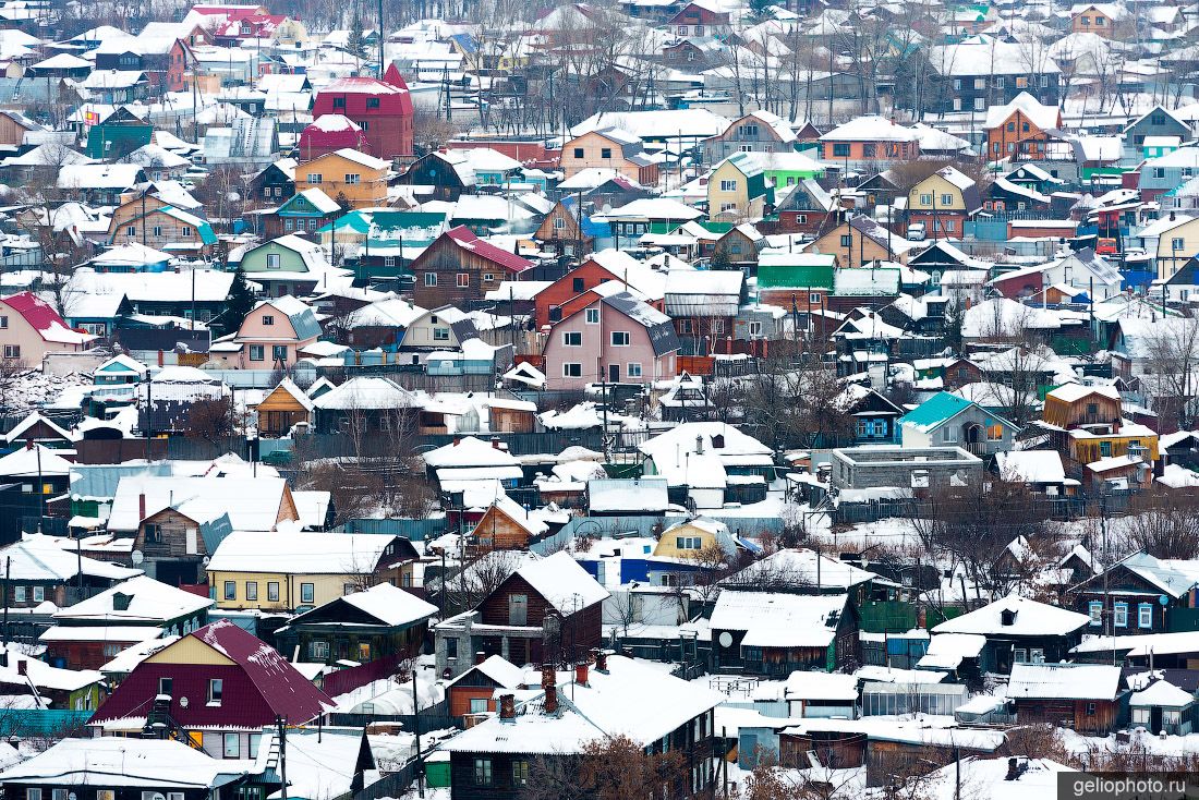 Частный сектор в Тюмени фото