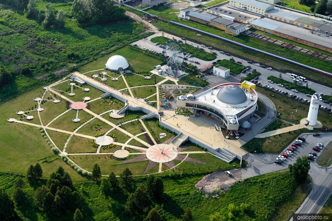 Новосибирский планетарий с высоты фото