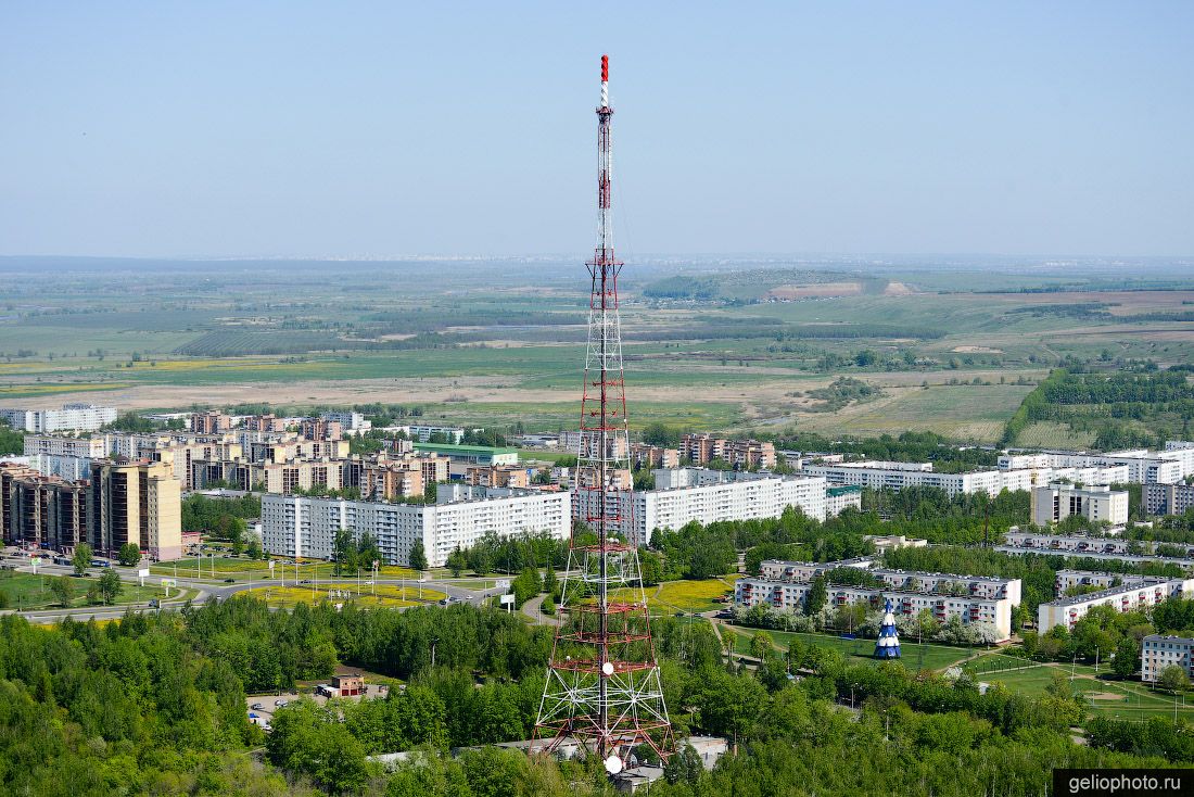Телевизионная вышка в Нижнекамске фото