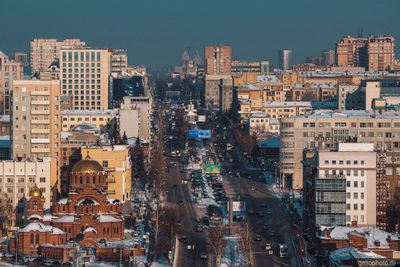 Собор Александра Невского в Новосибирске зимой фото
