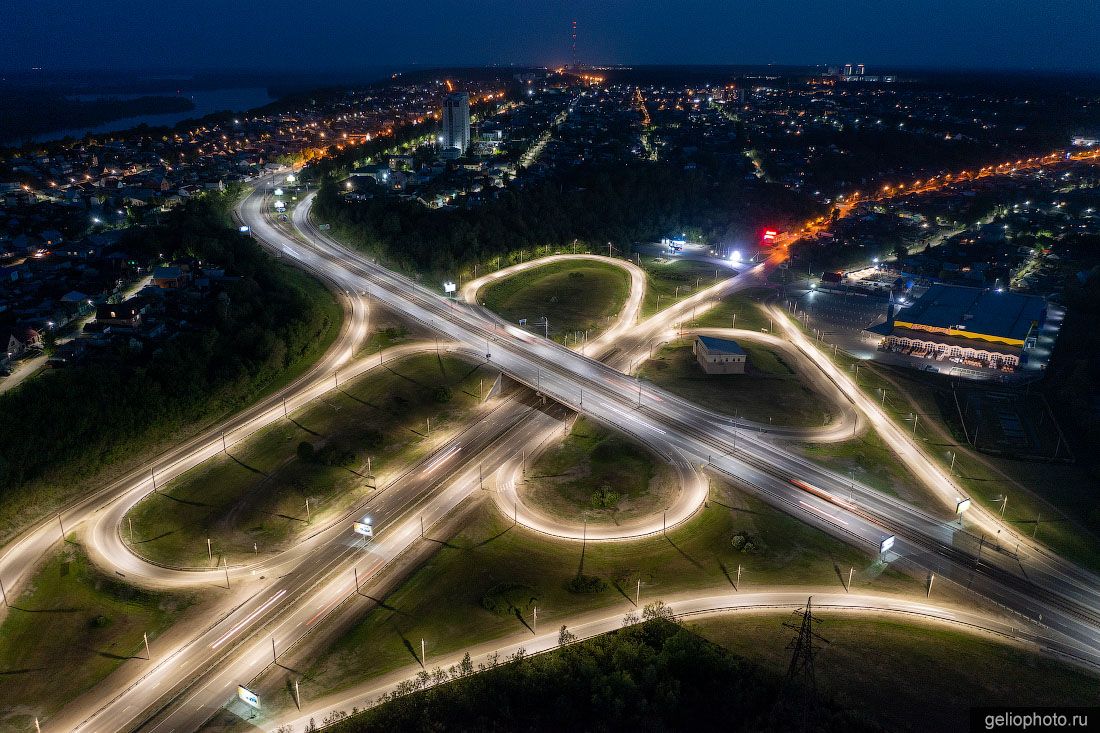 Развязка на Красноармейском проспекте в Барнауле фото