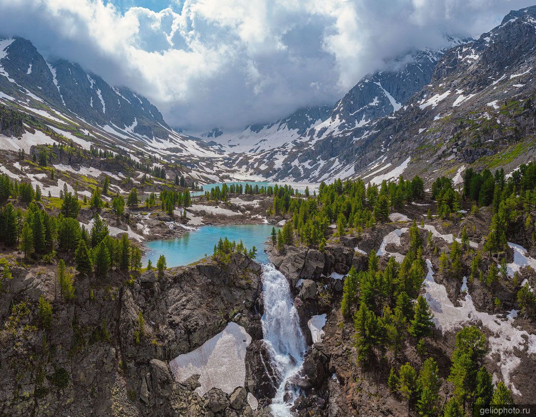 Мультинские озёра с высоты птичьего полёта фото