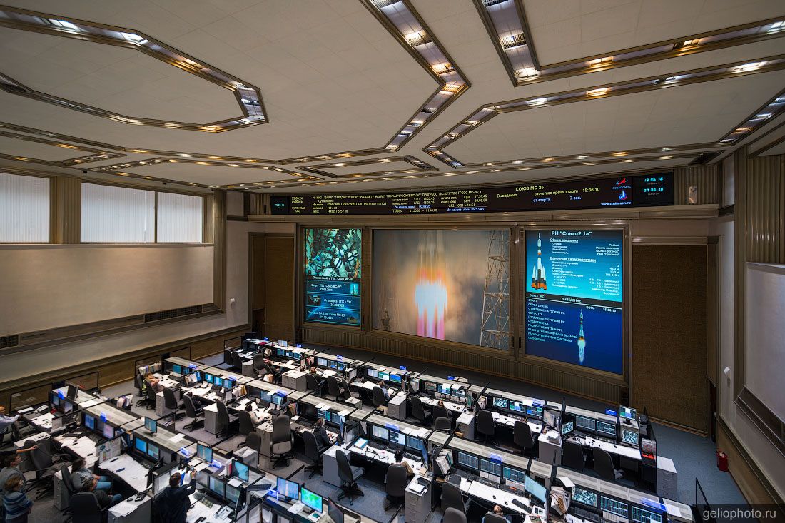 Главный зал ЦУП в Королёве фото