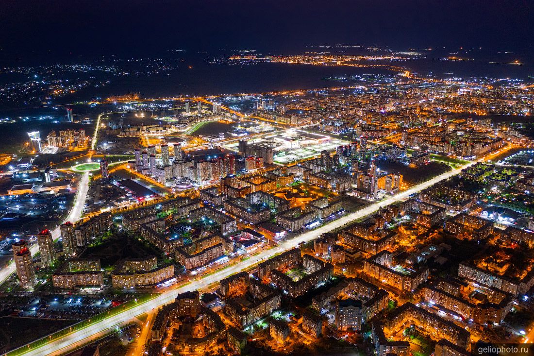 Микрорайон Взлётка в Красноярске с высоты фото