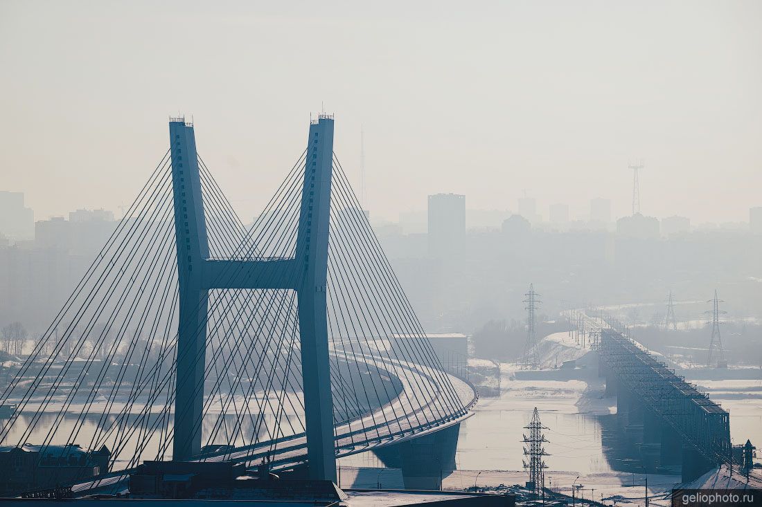 Четвёртый мост в Новосибирске фото