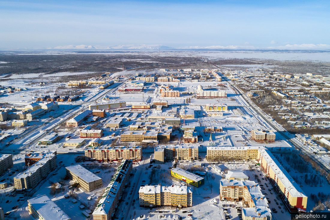 Лабытнанги с высоты фото