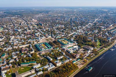Кострома с высоты фото