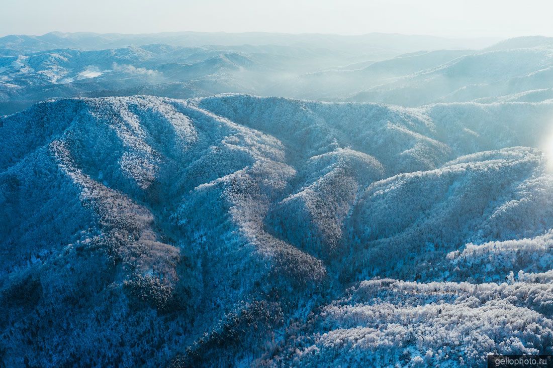 Гора Церковка в Белокурихе с высоты фото