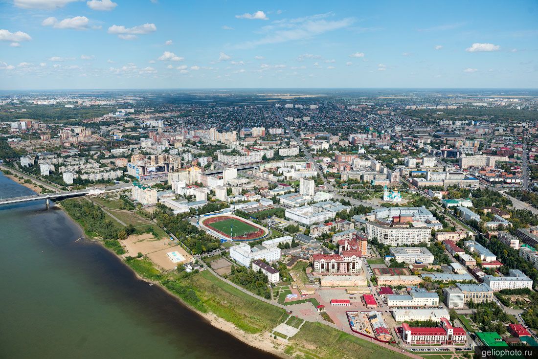 Набережная Тухачевского и Центральный пляж в Омске фото