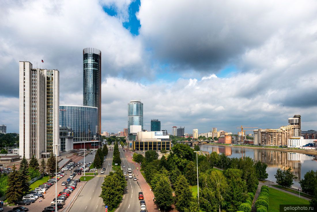 Улица Бориса Ельцина в Екатеринбурге фото