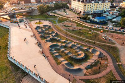 Памп-Трек на набережной Оренбурга фото