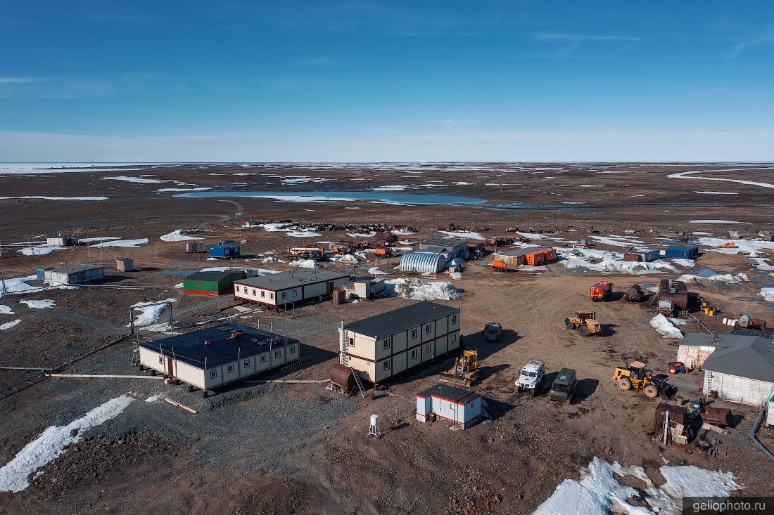 Полярная станция Мыс Баранова на Северной Земле фото
