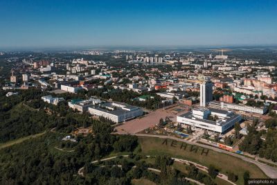 Центр Ульяновска с высоты фото