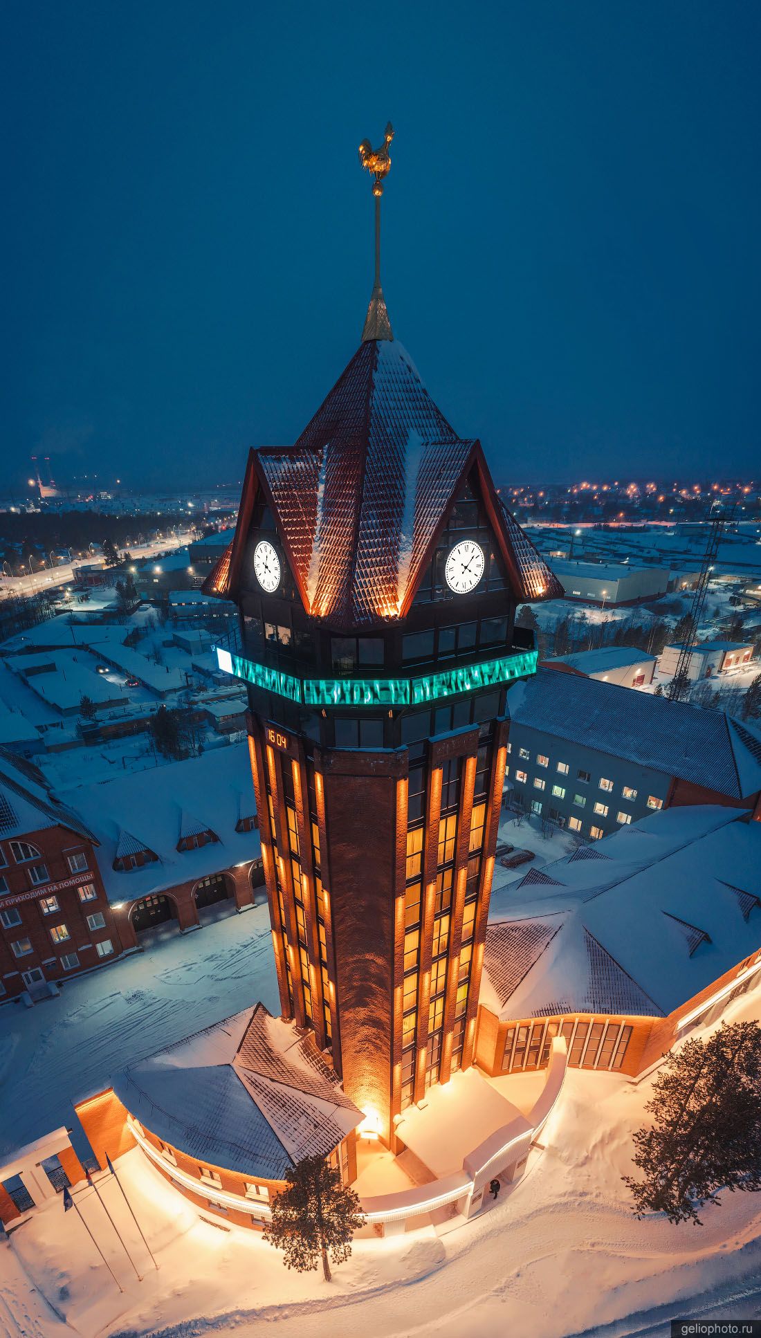 Пожарная башня в Ноябрьске фото