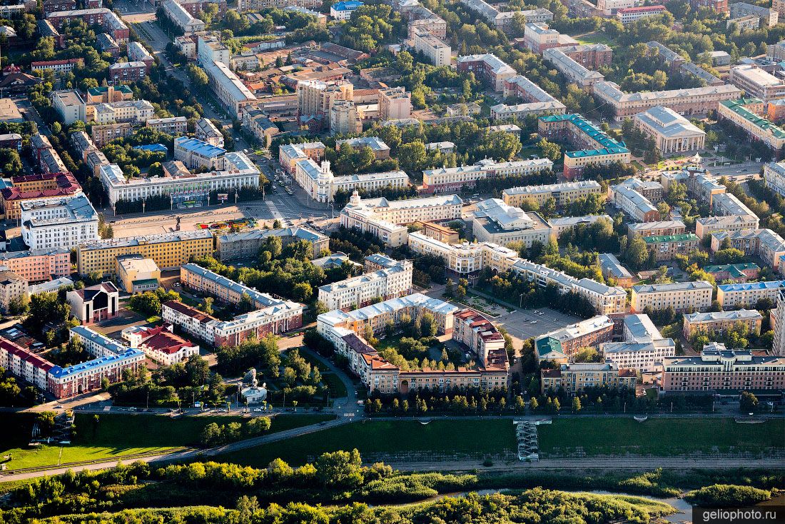 Центр Кемерово с высоты фото